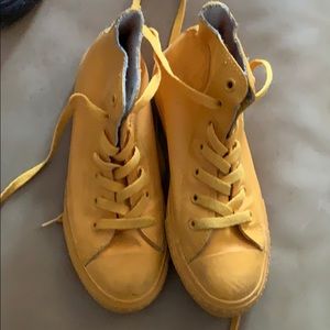 Converse Rubber Yellow Hightops